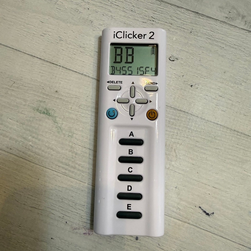 IClicker 2 student responded remote